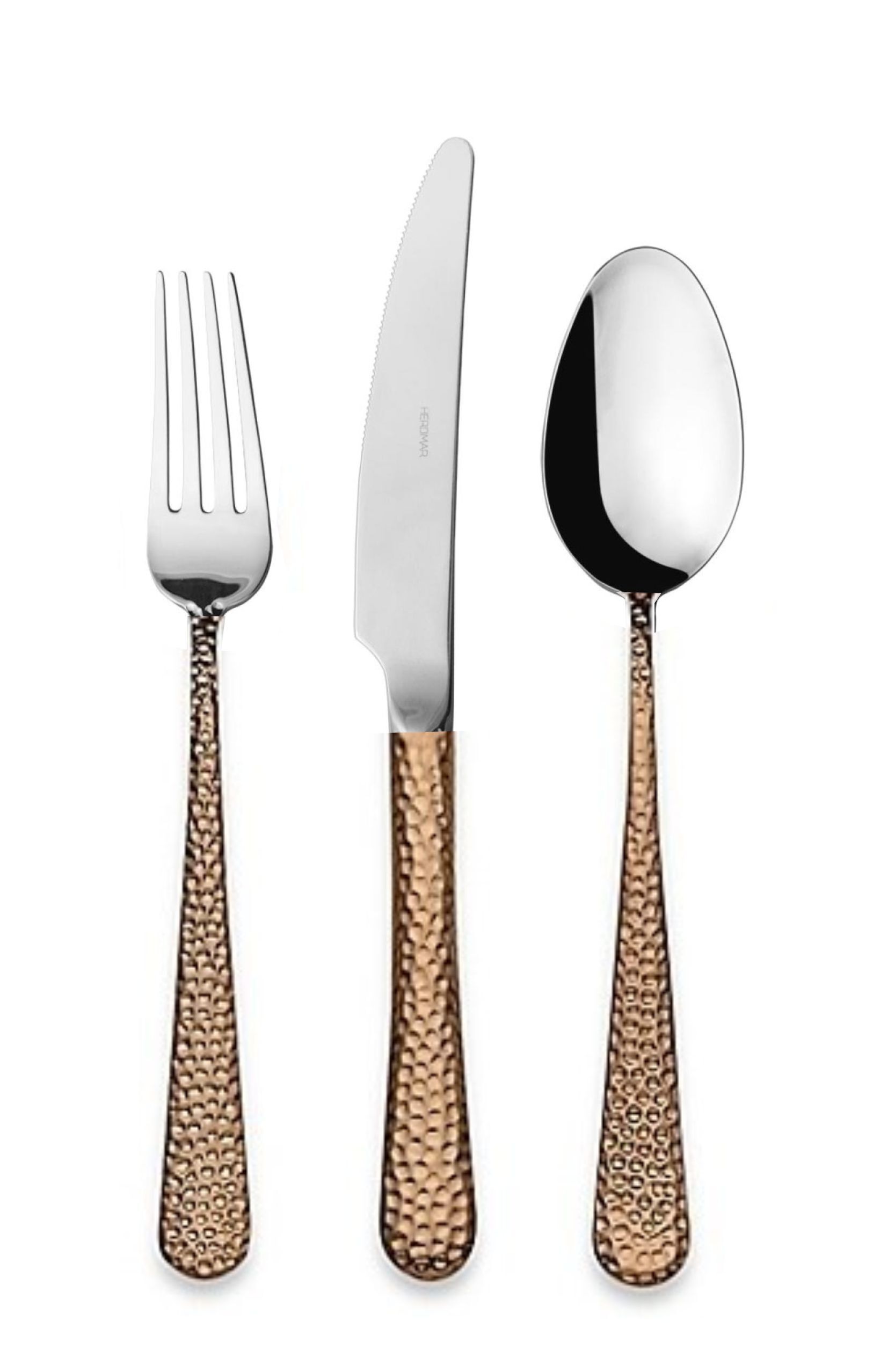 HERDMAR Комплект прибори за хранене “MONTANA“- 36 части - с позлатена дръжка