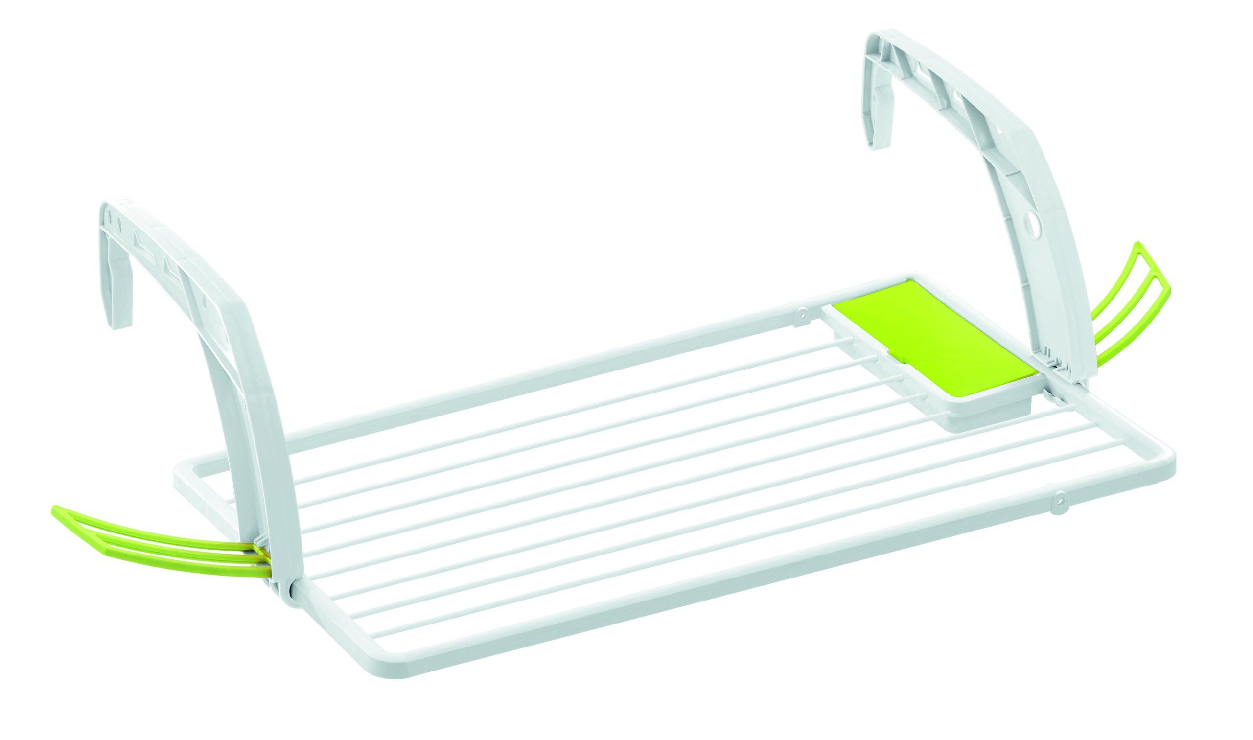 RAMACCIOTTI Сушилник  с кутия за щипки “AIRONE“ - 10 метра, цвят бял