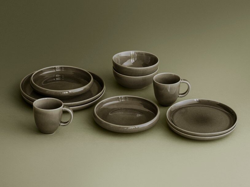 BLOMUS Сервиз за хранене CANJU, 20 части -  цвят сив (Pewter)