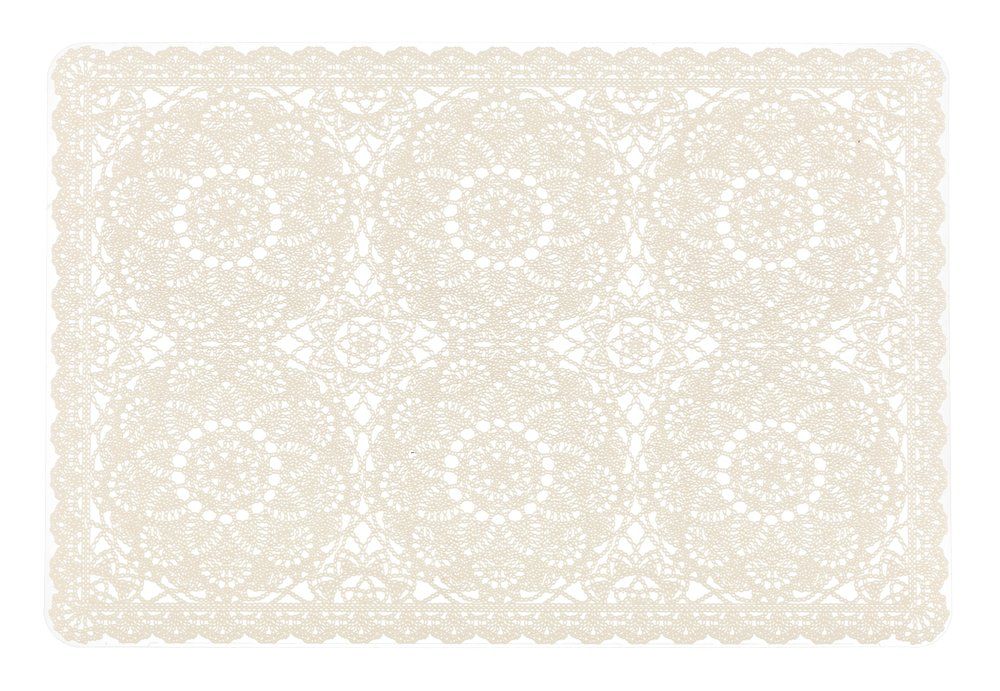 4LIVING Подложка за хранене 30 х 45 см. “Lace“ - бежова